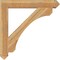 Ekena Millwork Legacy Arts & Crafts Rough Sawn Bracket, Western Red Cedar, 6"W x 46"D x 46"H BKT06X46X46LEC03RWR - alternate 2